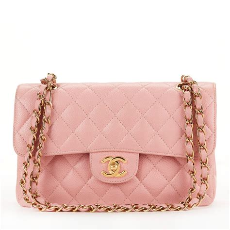 chanel classic double flap bag pink|authentic Chanel classic flap bag.